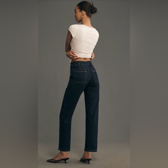 The Wanderer Mid-Rise Relaxed Jean by Pilcro Size 27 - Picture 13 of 14